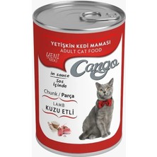 Cango Yetişkin Konserve Kedi Maması Kuzu Etli 415 gr x 4 Adet