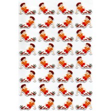 Limmy Sticker Kabartmalı A4 Boyutunda Stiker Defter, Planlayıcı ETIKET-(LIM090) - Gs Taraftar