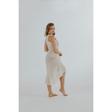 Viaanka Softfocus Ruffle Dress