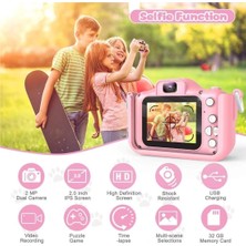Filli Kutum Mini Eğitici Çocuk Fotoğraf Makinesi Kılıflı Kamera Çocuklar Için Dijital Fotoğraf ve Oyun Makinesi