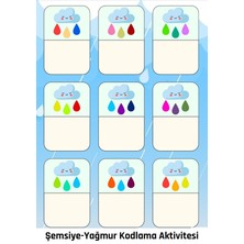 Enine Boyuna Eğitim Okul Öncesi Eğitici Dikkat Aktivite Seti 2-4 Yaş İçin