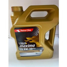 Petrol Ofisi Maxima Cx 5W-30 5 Lt 2024 Üretim Partikül Filtre Motor Yağı