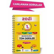 Zoziler İlkokul 1. Sınıf Tüm Dersler Artırılmış Gerçeklik Bulmaca Kitabı - Canlı Sorularla Dolu!