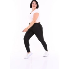 Vogsing Yüksek Bel Ithal Büyük Beden Parlak Tayt