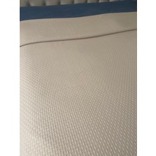 Zeren Home Çift Kişilik Pike %100 Pamuklu Lastikli Çarşaf Yastık Kılıfı Takım 4 Parça