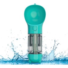 Masterr Köpek Pet Su Şişesi Su Sebili, Açık Hava, Yürüyüş Gezileri Için Uygun (300ML / Göl Mavisi) (Yurt Dışından)