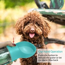 Masterr Köpek Pet Su Şişesi Su Sebili, Açık Hava, Yürüyüş Gezileri Için Uygun (300ML / Göl Mavisi) (Yurt Dışından)
