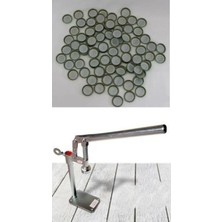 Viyalente Şişe Kapatma Aleti Soda Gazoz Kapağı Kapama Makinesi + 500 Adet Gazoz Kapağı