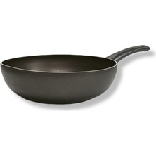 Viyalente Onyx Teflon Wok Tava 24 cm