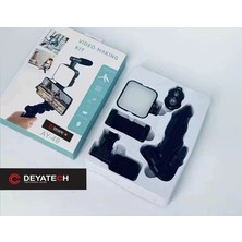 Deyatech LED Ay-49 Youtuber Set Video Çekimi Tiktok Videomaking Işık