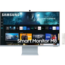 Samsung LS32CM80BUUXUF 32"  60Hz 4ms (Hdmı)  Full Hd Va Mavi Smart Monitör