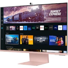 Samsung LS32CM80PUUXUF 32"  60Hz 4ms (Hdmı)  Full Hd Va Pembe Smart Monitör