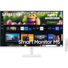 Samsung LS32CM80PUUXUF 32"  60Hz 4ms (Hdmı)  Full Hd Va Pembe Smart Monitör