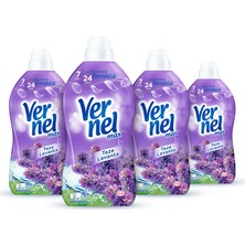 Vernel Max Konsantre Çamaşır Yumuşatıcısı 1440 ml (60 Yıkama) Taze Lavanta 4'lü