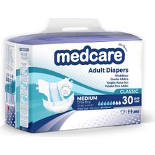 Medcare Yetişkin Hasta Bezi Medium Classic (Orta Boy)  30 Adet