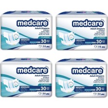 Medcare Yetişkin Hasta Bezi Medium Classic (Orta Boy) 120 Adet