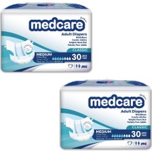 Medcare Yetişkin Hasta Bezi Medium Classic (Orta Boy) M 60 Adet