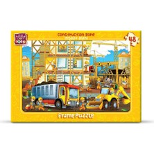 Art Puzzle Art Çocuk Puzzle 48 Parça İnşaat Alanı
