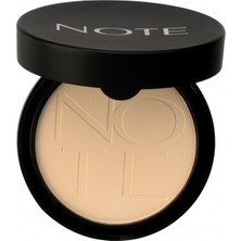 Note Luminous Silk Compact Powder Mat Bitişli Toz Yüz Pudrası 03 Medium Beige