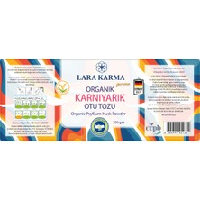 Lara Karma Organik Sertifikalı Glutensiz 250 gr Psyllium Karnıyarık Otu Tozu