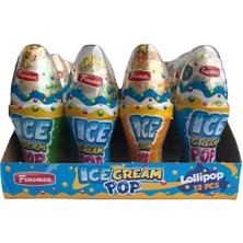 Fenomen Ice Cream Pop Lollipop - Dondurma Lolipop Şeker 12'li