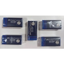 Faber-Castell Mavi Sınav Silgisi Orta Boy Boy (5 Adet)