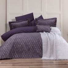 Schafer Home Daily Kadife Çeyiz Seti-9 Parça-Mürdüm