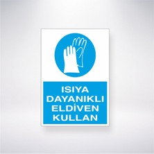Reysa Tasarım Isıya Dayanıklı Eldiven Kullan 21X30 cm Yapışkanlı Levha
