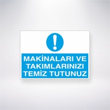 Reysa Tasarım Makinaları ve Takımlarınızı Temiz Tutunuz 21X30 cm Yapışkanlı Levha
