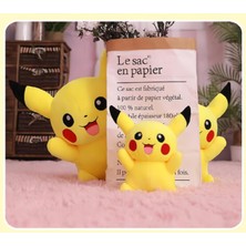 Elifeshop Ithal Kumaş Pokemon Go Pikachu Pikaçu Anime Figür Peluş Oyuncak Uyku & Oyun Arkadaşı 20 Cm.