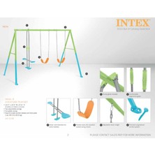 Intex 44120 3'lü Salıncak Seti 343X254X211 cm