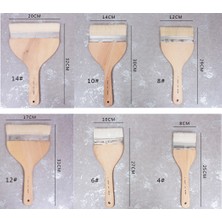 Gahome Profesyonel Boya Fırçası Yumuşak Saç Ahşap Saplı Suluboya (Yurt Dışından)