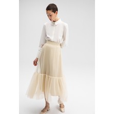 Touche Piliseli Tül Etek