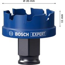 Bosch Expert Sheet Metal Delik Açma Testeresi 35 x 5 mm