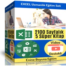Enine Boyuna Eğitim Excel Uzmanlık Seti (5 Kitaplık Set)