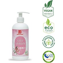 Bitkisel Sıvı Sabun Çiçek Kokulu 500ML Vegan ve Helal ve Çevre Dostu