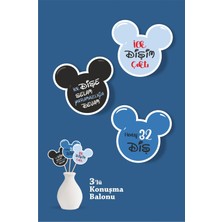 Neşeli Günlerim Ilk Dişim Çıktı Mickey Mouse Baby Temalı - Diş Buğdayı Seti