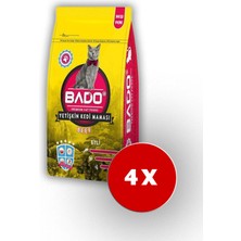 Bado Yetişkin Kedi Maması Etli Biftekli 1,5 Kg 4'lü