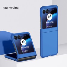 Qichengda For Motorola Razr 40 Ultra Cilt Hissi Cep Telefonu Kılıfları (Yurt Dışından)