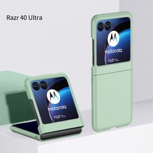 Qichengda For Motorola Razr 40 Ultra Cilt Hissi Cep Telefonu Kılıfları (Yurt Dışından)