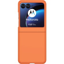 Qichengda For Motorola Razr 40 Ultra Cilt Hissi Cep Telefonu Kılıfları (Yurt Dışından)