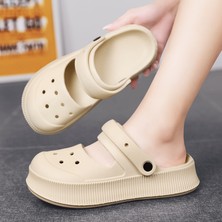 Hf Fashion Kadın Yaz Baotou Delik Ayakkabı Sandalet Açık Plaj Ayakkabısı Terlik - Başlamak (Yurt Dışından)