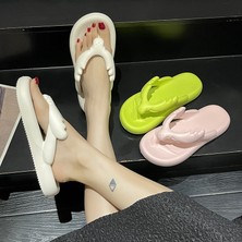 Hf Fashion Erkekler ve Kadınlar Yaz Mağara Çift Sahil Plaj Kapalı ve Açık Sandalet Terlik - Beyaz (Yurt Dışından)