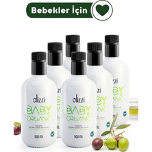 Olizzi Baby Organik Natürel Sızma Soğuk Sıkım Bebek Zeytinyağı 500 ML X 6 Adet