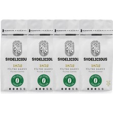 Sodelicious Coffee 1852 Filtre Kahve 250 gr x 4'lü