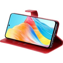 Xshop Oppo A1 5g Deri Doku Fermuar Cep Stand Kabuk Damla Geçirmez Cüzdan Kapağı Telefon Kılıfı (Yurt Dışından)