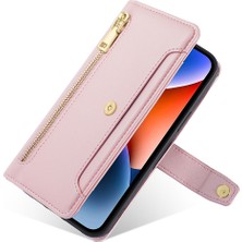 Xshop Oppo A1 5g Kazşeme Geçirmez Pu Deri+Tpu Telefon Kapak Stand Cüzdan Zipper Ceb Telefon Kılıfı (Yurt Dışından)