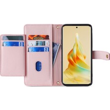 Xshop Oppo A1 5g Kazşeme Geçirmez Pu Deri+Tpu Telefon Kapak Stand Cüzdan Zipper Ceb Telefon Kılıfı (Yurt Dışından)