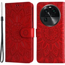 Xshop Oppo Find X6 Pro Pu Deri Cüzdan Koruyucu Kapak Telefon Flip Stand Case Telefon Kılıfı (Yurt Dışından)