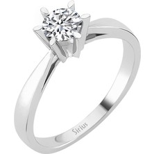 Sirius Pırlanta F Renk 0,40 Karat Pırlanta Tektaş Yüzük 0417R0299